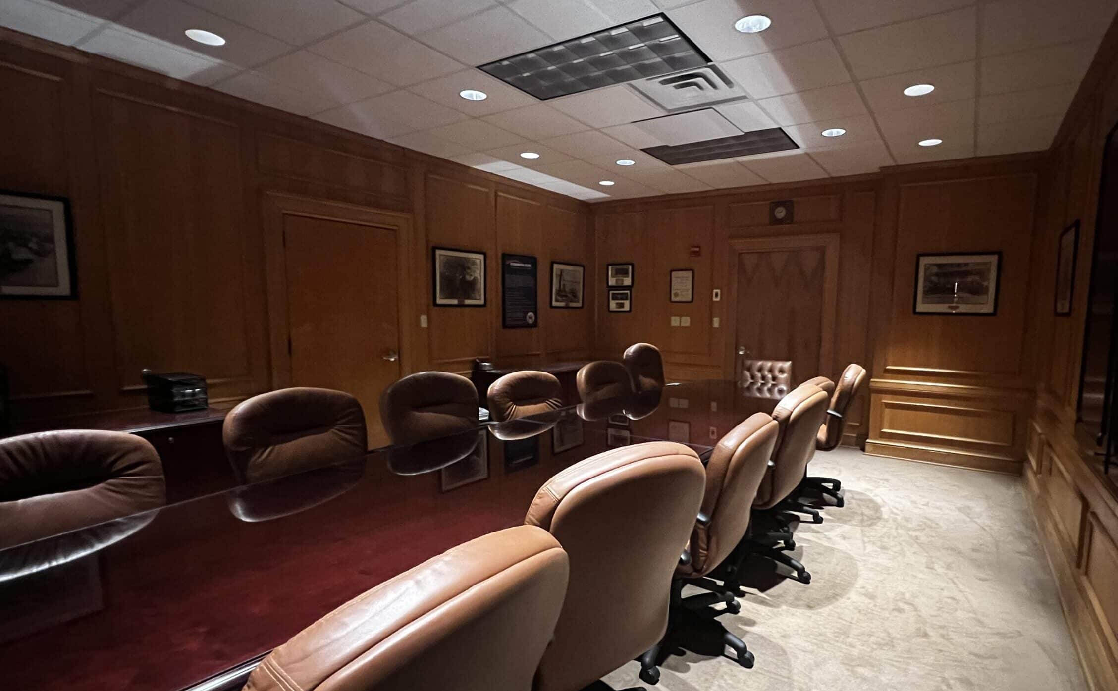 City of Dyersburg Conference Room in the Presidential Office Suite at the DSCC main campus